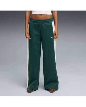 PUMA T7 Low Rise Track Trousers - Green