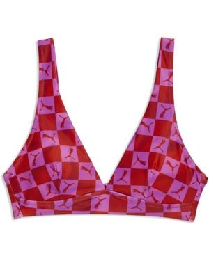 PUMA Sujetador De Baño Para Mujer, Accesoiros, Rojo