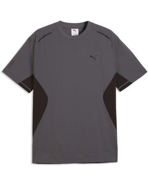 PUMA Tech Relaxed Warp Knit T-Shirt - Grey