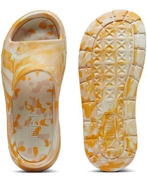 PUMA Mayze Stack Injex Marble Slides - Metallic