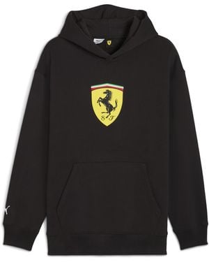 PUMA Scuderia Ferrari Sportswear Shield Hoodie Herren - Schwarz