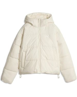 PUMA Essentials Relaxed Hooded Padded Jacket - Natural