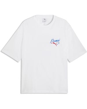 PUMA Graphics Champions Boxy T-Shirt - White