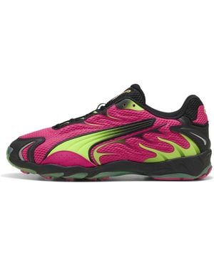 PUMA Inhale Sneakers Roze/Groen, Maat - Rood