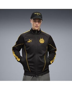 PUMA Chaqueta Borussia Dortmund King Anthem Con Cierre Completo Para Hombre, Ropa, Negro