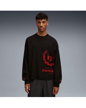 PUMA F1Â Knitted Crewneck 75Yrs - Black