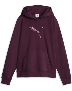 PUMA Essentials Sequin Hoodie - Purple