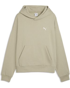 PUMA Wardrobe Essentials Fleece Hoodie - Natural