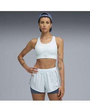 PUMA Run Pwrbreathe High Support Sports Bra - Blue