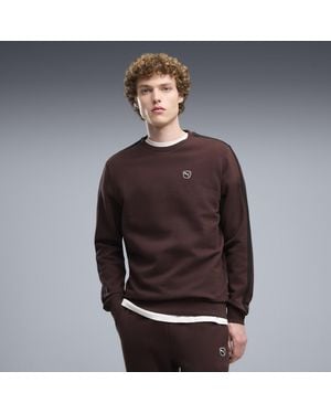 PUMA Felpa Essentials Elevated Da Uomo, Abbigliamento, Marrone