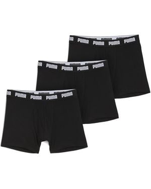 PUMA Boxer Briefs (3-Pack) - Black