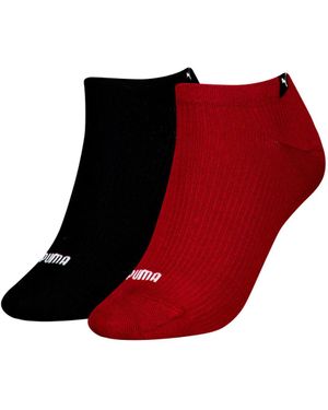 PUMA Sneakersokken Voor - Rood