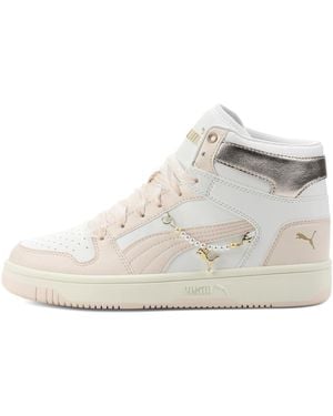 PUMA Rebound Layup Pearls Mid-Top Sneakers - Metallic