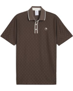 PUMA X Arnold Palmer Tipped Golf Jacquard-Polo Herren - Braun