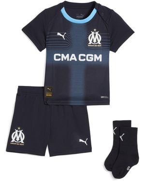 PUMA Olympique De Marseille 25/26 Auswärtstrikot-Babykit Baby - Blau