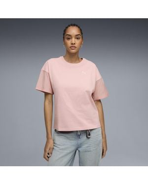 PUMA Her Oversized T-Shirt - Pink