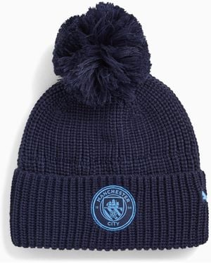 PUMA Manchester City Essentials Beanie Hat Youth, Dark - Blue