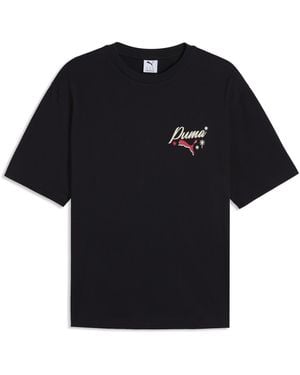 PUMA Graphics Champions Boxy T-Shirt - Black
