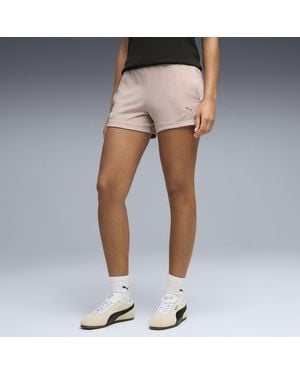 PUMA Shorts Essentials Con Ícono Cat 4' Para Mujer, Ropa - Neutro