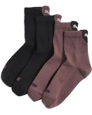 PUMA Heart Kurze Crew-Socken 2Er-Pack Damen, Accessoires - Braun