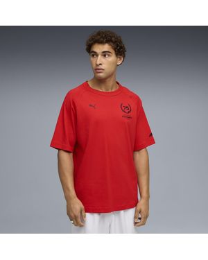 PUMA F1 75Yrs Relaxed T-Shirt Herren, Kleidung, Pop - Rot