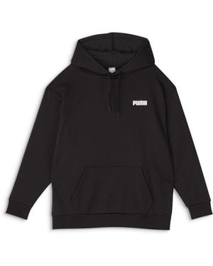 PUMA Wardrobe Essentials Relaxed Fleece Hoodie Herren, Kleidung - Schwarz