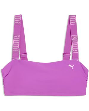 PUMA Bandeau-Bikinitop Voor Maat - Paars