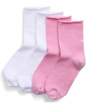 PUMA Korte Sokken Voor Roze/Wit, Maat