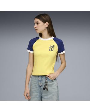 PUMA Future..Archive Slim Ringer T-Shirt - Metallic