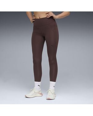PUMA Train All Day Essentials High-Waisted 7/8 Training Leggings - Brown