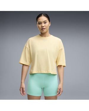PUMA X Hyrox Kort Lifestyle-T-Shirt Voor Maat - Groen