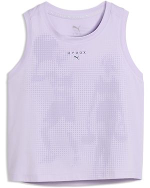 PUMA X Hyrox Cloudspun Thermoadapt Crop Tank Top - Purple