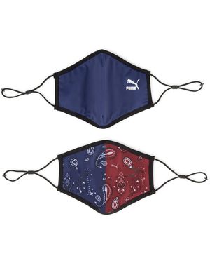 PUMA Face Mask (Set Of 2) - Blue