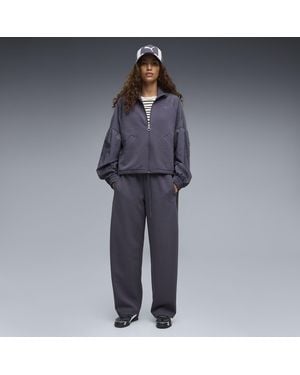 PUMA Pantalones Holgados De Pernera Ancha Her Para Mujer, Ropa, Gris