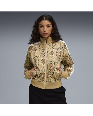 PUMA Vintage Prep T7 Track Jacket - Brown