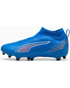 PUMA Ultra 6 Match+ Fg/Ag Laceless Football Boots Youth, Ultra//Glowing - Blue