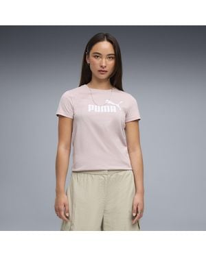 PUMA Ess No. 1 Logo T-Shirt Damen, Kleidung - Pink