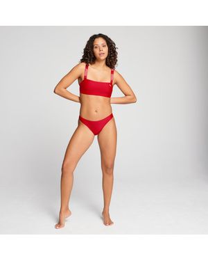 PUMA Bandeau-Bikinitop Voor - Rood