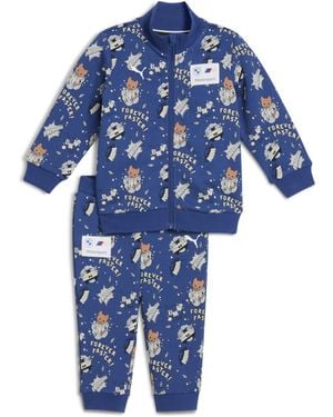 PUMA Bmw M Motorsport Jogging-Set Mit Allover-Print Baby - Blau