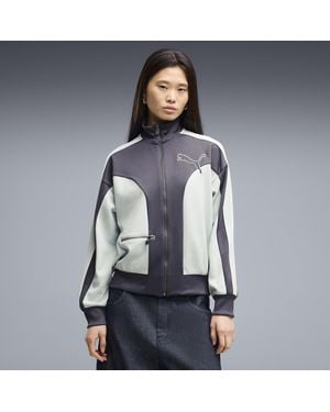 PUMA T7 Relaxed Love Of The Cat Trainingsjacke Damen, Kleidung - Grau