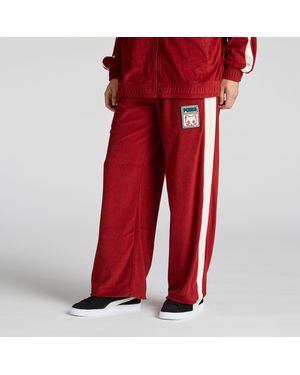 PUMA Neko Graphic Pile T7 Broek Voor - Rood
