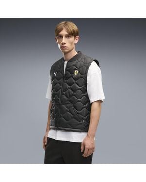 PUMA Scuderia Ferrari Premium Weste Herren, Kleidung - Grau