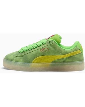 PUMA Suede Xl Ghostbusters Slimer Uniseks Sneakers Voor Wit/Groen/Grijs