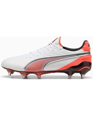 PUMA King Ultimate Fg/Ag Football Boots /Glowing - Red