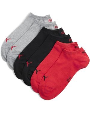 PUMA Sneakersocken (3Er-Pack) Kleidung - Rot