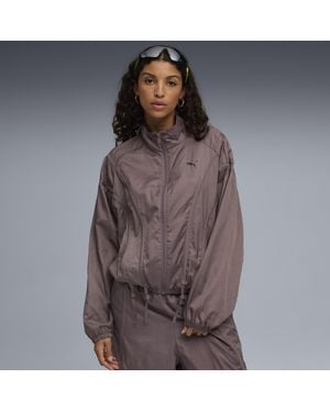 PUMA Dare To Oversized Geweven Jack Voor Maat - Bruin