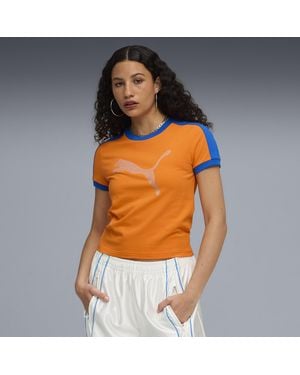 PUMA Fenty X T7 Slim T-Shirt - Orange