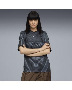 PUMA Maglia Da Calcio Con Stampa Integrale Tech Dal Taglio Morbido - Grigio