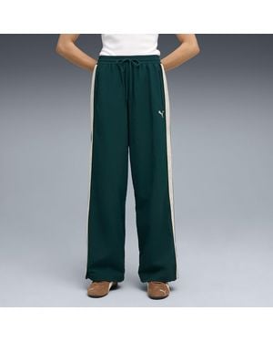 PUMA T7 Oversized Track Trousers - Green