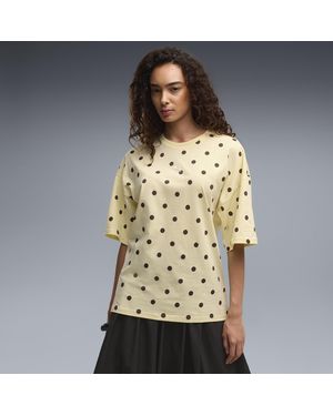 PUMA Oversized T-Shirt Voor Maat - Geel
